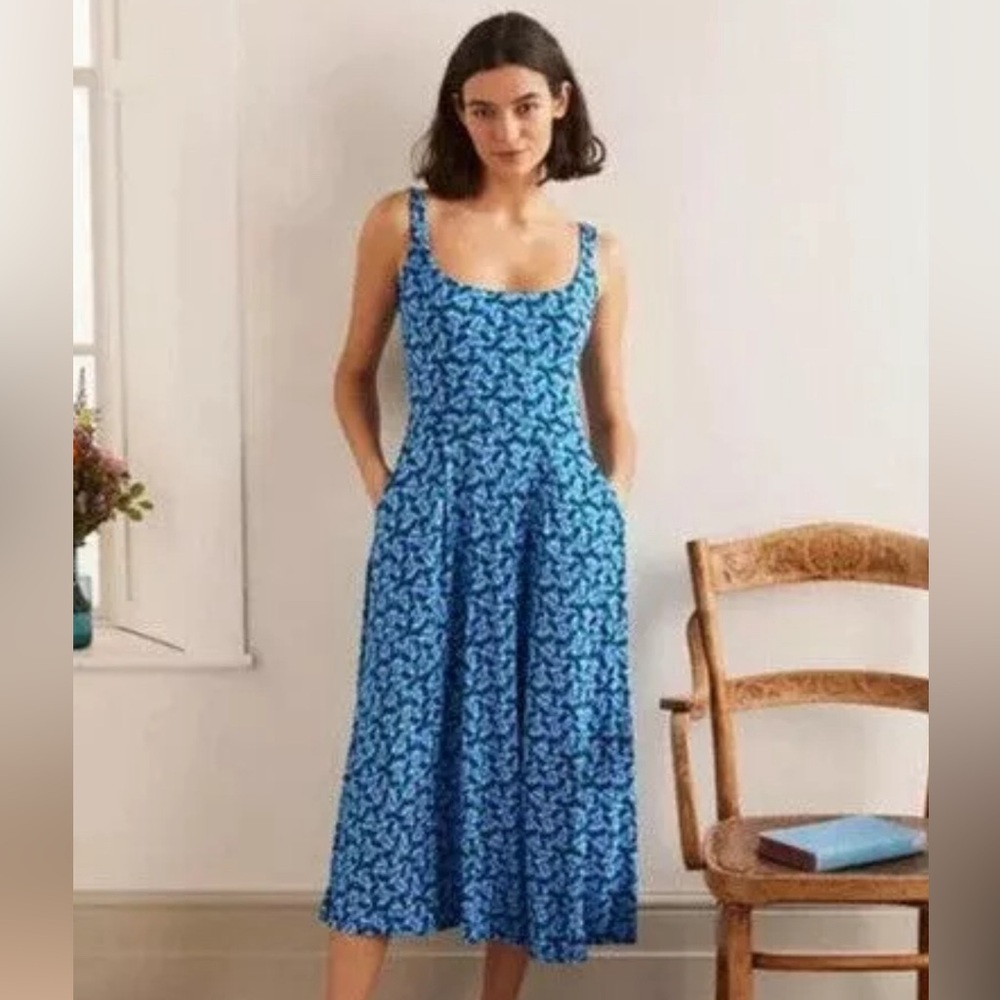 Boden Petronella jersey dress sz 14L, like new!